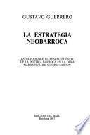 La estrategia neobarroca