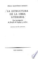 La estructura de la obra literaria
