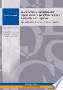 La estructura y naturaleza del capital social en las aglomeraciones territoriales de empresas: Una aplicación al sector cerámico español