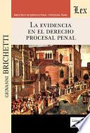 La evidencia en el derecho procesal penal