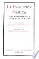 La evolución mística en el desenvolvimiento y vitalidad de la Iglesia