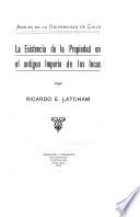 La existencia de la propiedad en el antiguo imperio de los Incas