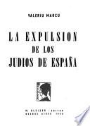 La expulsión de los judios de España