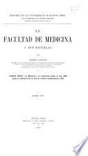 La facultad de medicina y sus escuelas