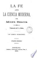 La Fe ante la ciencia moderna