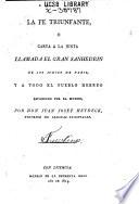 La fe triunfante, o, carta a la junta llamada el gran Sanhedrin de los judios de Paris, y a todo el pueblo hebreo