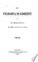 La filosofia di Gioberti