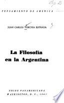 La filosofía en la Argentina