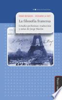 La filosofía francesa