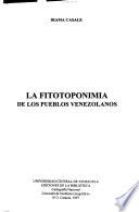 La fitotoponimia de los pueblos venezolanos