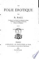 La folie érotique