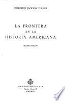 La frontera en la historia americana