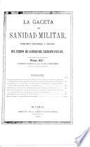 La gaceta de sanidad militar