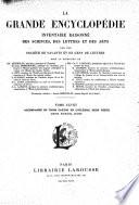 La grande encyclopédie
