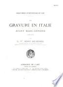 La gravure en Italie avant Marc-Antoine