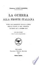 La guerra alla fronte italiana