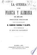 La guerra entre Francia y Alemania en 1870-1871