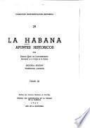 La Habana; apuntes históricos