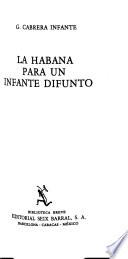La Habana para un infante difunto