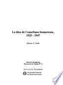 La idea de Conurbano Bonaerense, 1925-1947