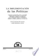 La implementación de las políticas