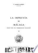 La imprenta en Málaga