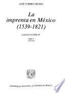 La imprenta en México, (1539-1821): 1745-1767