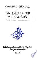 La inquietud sosegada