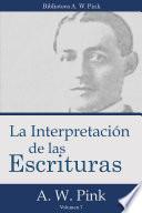 La Interpretación de las Escrituras