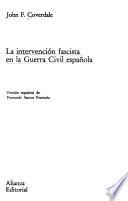 La intervención fascista en la Guerra Civil española