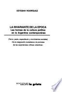 La invariante de la época