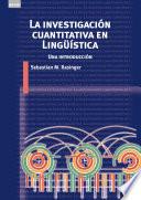 La investigación cuantitativa en lingüística