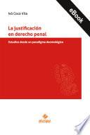 La justificación en derecho penal
