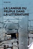 La langue du peuple dans la littérature