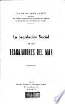 La legislación social de los trabajadores del mar