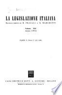 La Legislazione italiana