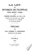 La ley de divorcio de Filipinas