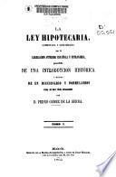 La Ley hipotecaria