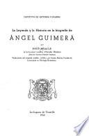 La leyenda y la historia en la biografía de Angel Guimerá