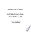 La literatura cubana