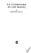 La literatura de los mayas