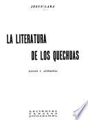 La literatura de los quechuas