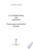La literatura en Aragón