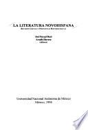 La Literatura novohispana
