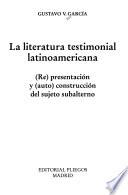 La literatura testimonial latinoamericana