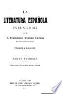La litertura española en el s. 19