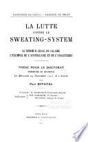 La lutte contre le sweating-system