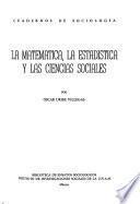 La matemática, la estadística y las ciencias sociales