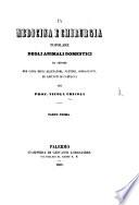 La Medicina e chirurgia popolare degli animali domestici, etc
