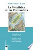 La metafísica de las costumbres